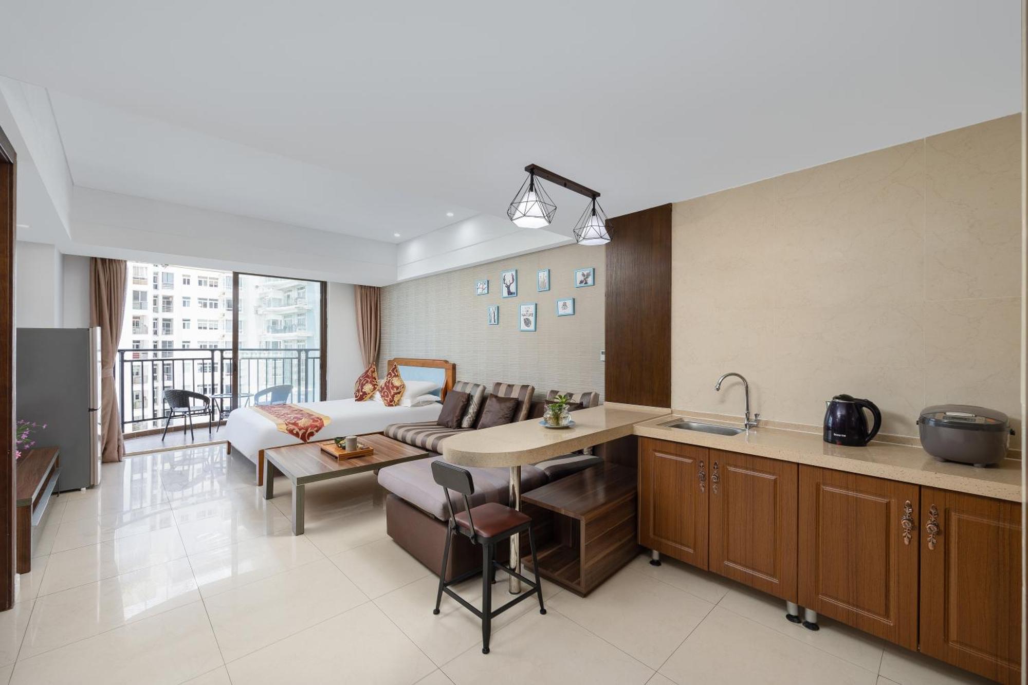 Sanya Sun And Sea Gueshouse Aparthotel Exterior foto