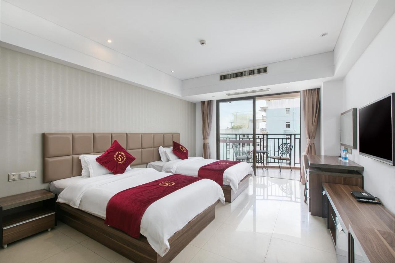 Sanya Sun And Sea Gueshouse Aparthotel Exterior foto